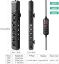 HITOP 200W Aquarium PTC Heater with Controller: Digital Heater for Fish Tank and Turtle Tank 25-60Gallon, Sturdy Heater 