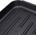 OwnMy Black Boot Tray Mat Indoor Plastic Small Shoe Tray Mat for Entryway