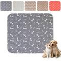 Puppy Pee Pads with Pheromones,Forever Pad,Washable Pee Pads for Dogs,Reusable Dog Pee Pads,Waterproof and Leak-Proof,Non-Slip Base Training Pad Suitable for Home(Gray,M:31.5*27.6in)