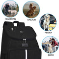 BAGLHER丨Dog Travel Bag, Airline Approved Pet Supplies Backpack, Dog Travel Backpack Accessories Set with 2 Silicone Coll
