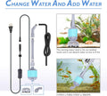 hygger 360GPH Electric Aquarium Gravel Cleaner, 5 in 1 Automatic Fish Tank Cleaning Tool Set Vacuum Water Changer Sand W