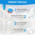 27.7IN Extra Long Turkey Baster for Aquarium, Blue, 50ml