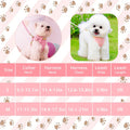Cute Small Dog Harness Collar and Leash Set with Detachable Bowtie, Adjustable Dog Harness Collar and Leash Set with Sec