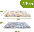 HeNdShe 2 Pack Cat Blankets for Indoor Cats, Ultra Soft Reversible Mat, Fluffy Flannel Blanket for Small Dogs and Cats, Washable Pet Pad