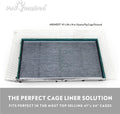Paw Inspired Disposable Cage Liners, 47x26 Inch (Midwest), 8 Count