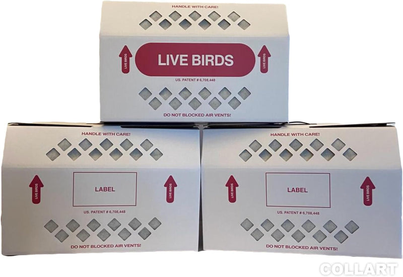 Live Bird Shipping Box Less Expensive Size 18