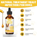 Yeast Infection Treatment for Dogs,Dog Ear Infection Treatment,Itchy Ear,Skin&Allergy Symptoms Relief-Reduces Inflammation&Relieves Irritation,Dog Supplement Drops with Multivitamins Probiotics
