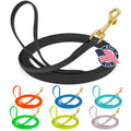 Viper Biothane Working Tracking Lead Leash Long Line for Dogs, Black 1/2" x 15ft