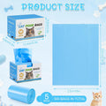 Sherr 500 Counts 5 Boxed Rolls Cat Poop Bags Bulk Odor Proof Leak Proof Cat Litter Waste Bags for Pets