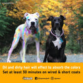 OPAWZ Semi-Permanent Dog Hair Dye, Food-Grade Pigment Dog Dye, Non-Toxic Pet Hair Dye for Dogs, Cats and All Pets Can be