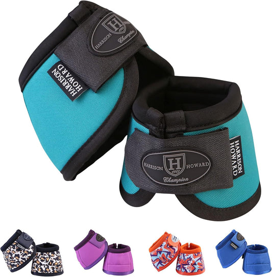 Harrison Howard No-Turn Bell Boots, Protect from Overreach & Interference