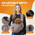 Pet Sling Carrier for Small Dogs and Cats, Hands-Free, Medium