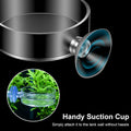 2PCS Shrimp Feeding Dish, Shrimp Feeder Dish with Suction Cups, Clear Fish Tank Feeder Bowl, Acrylic Fish Tank Feeding B