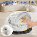 Guinea Pig Hideout, Doughnut Guinea Pig Bed, Hamster Rabbit Bunny Bed(Grey)