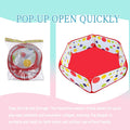 Small Animal Playpen, Portable Guinea Pig Playpen Pet Cage Tent, Waterproof Pop-up Open Pet Tent Metal Wire Yard Fence f