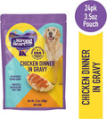 A Strong Heart Chicken Dinner in Gravy Pouches, All Life Stages, 24pk