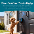Halo Paw Smart Dog Door Bell–BK Dog Bells to Go Outside (2 Bells & 1 Chime)