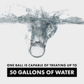 Zilla Pet Turtle Miracle Ball, Aquarium Odor and Sludge Remover, 50 Gallons