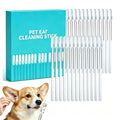 HAYLILUYOO 48 Pcs Pet Ear Cleaning Stick, Adhesive Ear Cleaning Tools for Dog and Cat, Sticky Resin Head, Gentle Safety Pets Earwax Removal Tools