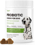 TzzyiC Probiotics for Dogs Gut Digestive Health Probiotic Chews for Dogs Digestive Enzymes Relieve Diarrhea Immunity Oral Problems Itching Constipation Prebiotics Dog Probiotics 200 Ct Chicken