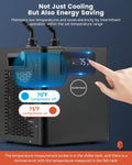 BAOSHISHAN 1/3 HP Aquarium Chiller Up to 79 Gal, Drops Down 8-15F 110V