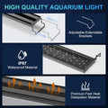 AQQA LED Aquarium Light for Plants, 24/7 Mode Full Spectrum Fish Tank Light