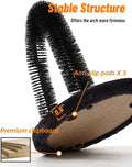 Happi N Pets Large Cat Self Groomer, Heavy Woven Sisal Pad with Mouse Toy