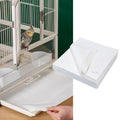 MANON ROSA Bird Cage Liner Papers,100pcs Disposable Non-Woven Parrort Cage Liner, Precut Absorbent Leakproof Bird Carrier Cleaning Birdcage Accessories (Square (15.7''L×15.7''W))