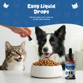 Taurine Supplement for Dogs & Cats, Heart, Muscle & Metabolic Support Drops