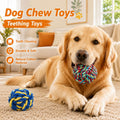 Aitmexcn Dog Rope Toys for Large and Medium Aggressive Chewers, 8 Pack Heavy Duty Dog Rope Toy for Large, Dental Cleaning Chew Toys, Tug Toy for Boredom, 100% Cotton Indestructible Pet Toy