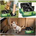 Sherr 20 Rolls 4000 Ct Dog Poop Bags Leak Proof,Black,12 X 8 Inches