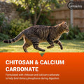 Vetoquinol Epakitin Chitosin-Based Phosphate Binder for Cats & Dogs – Renal Support Supplement Powder - 180g