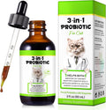 Probiotic for Cats, 3 in 1 Cat Probiotic Supplement Help Digestive, Cat Probiotics for Gut Health, 60ml