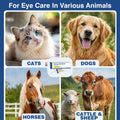 Pet Eye Care Cream, Cat & Dog Eye Area Care, Gentle Daily Moisture Support, Pet Care Formula, Single Pack, 0.35 Oz / 10g