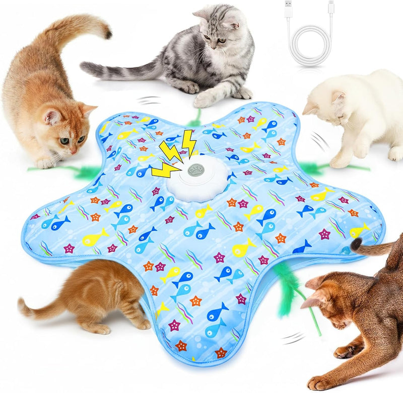 Interactive Touch Activated Hide and Seek Cat Toys for Indoor Cats