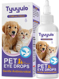 Pet Eye Drops for Dogs and Cats to Soothe Eyes Irritation & Infection Allergy,Relieve Dogs Cats Dry Eyes Pink Eyes,Pet T