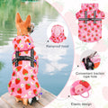 BEAUTYZOO Dog Raincoats for Medium Dogs, Waterproof Rain Jacket with Hood