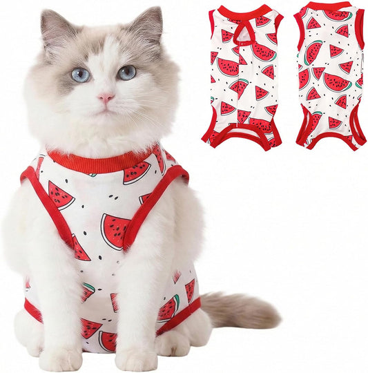 Cat Recovery Suit Cat Onesie for Cats Breathable Cats Surgery Recovery Suit
