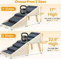17" H Dog Stairs for Small Dogs – 4-Step Non-Slip Dog Ramp for Couch