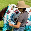 Jeffers 1200D Standard Neck Horse Turnout Blanket, 240G, 81" - The Avarie