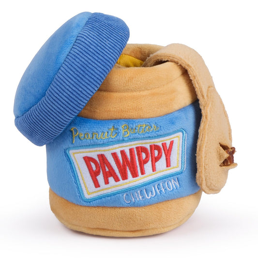 CHEWFFON Interactive Dog Enrichment Toy, Cute Crinkle&Snuffle Puppy Toys, Hide & Seek Puzzles, Peanut Butter Jar Toys for Brain Stimulation, for All Dog Sizes