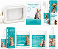 6-in-1 Dog & Cat Grooming Kit Set, Puppy Bath, Ear Eye Paw Wipes