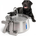 Selene Wireless Doggy Fountain, 7L (1.85 Gal) Cordless Dog Water Fountain for Dogs Inside, Stainless Steel Pet Fountain,