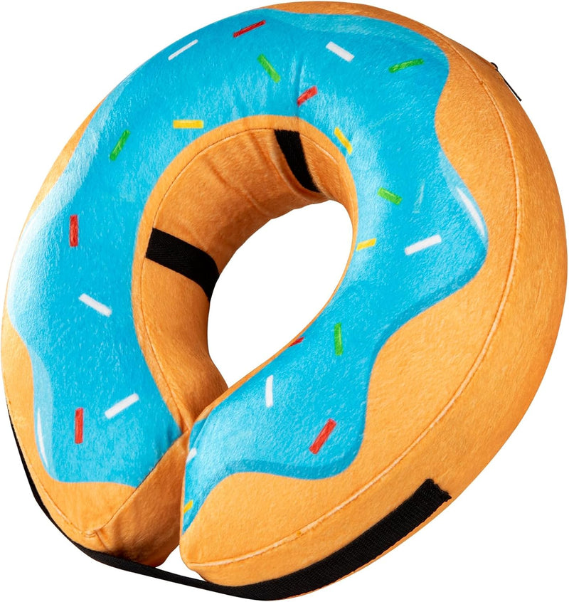 Grand Line Donut Inflatable Collar for Dogs and Cats, Soft Recovery Dog Cone After Surgery, Protective Pet Neck Cone for