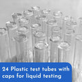 API Replacement Plastic Test Tubes with CAPS for Any Aquarium Test Kit Including API Freshwater Master Test Kit 24-Count