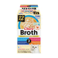 INABA Churu Broth for Cats, Side Dish Pouch, 1.4 Ounces per Pouch, 24 Pouches, Chicken & Seafood Variety