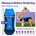 Surgi Snuggly Dog Surgery Recovery Suit, Cone Alternative, Spay/Neuter ML