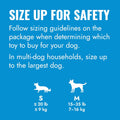 KONG Puppy Goodie Bone - Stuffable Toy - Natural Rubber Chew for Puppies - Toy for Teething - for Small Puppies - Blue