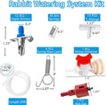 15Pcs Automatic Rabbit Watering System Kit