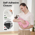 Cat Wrap for Cutting Nails, Self-Adhesive Cat Nail Clipping Restraint Bag, Anti-Scratch Cat Grooming Wrap Swaddle for Me